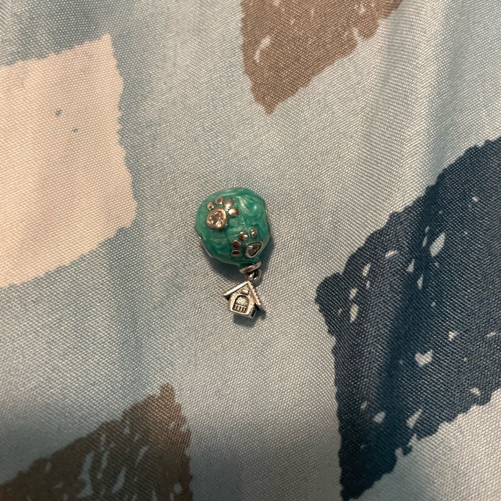 Silver and Turquoise Charm Bracelet